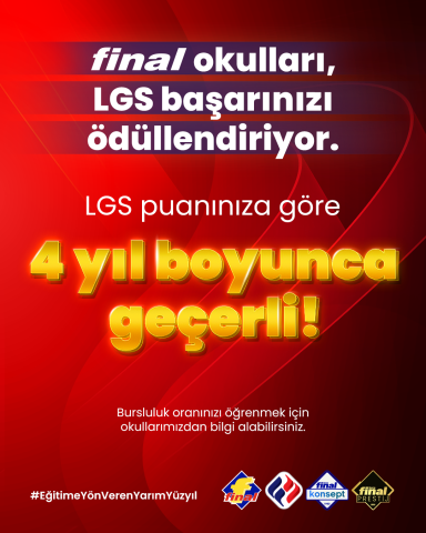 4 Yıl Boyunca Geçerli LGS Bursu!